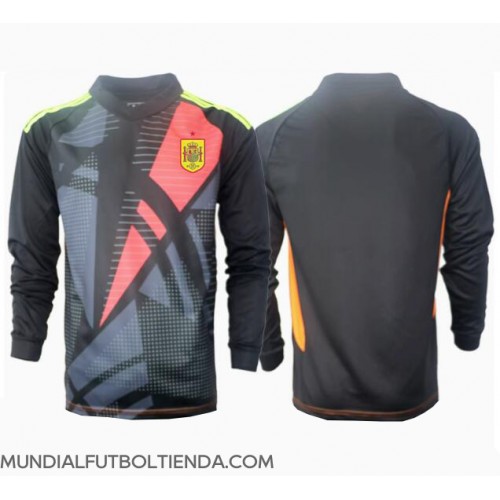 Camiseta España Portero Segunda Equipación Replica Eurocopa 2024 mangas largas